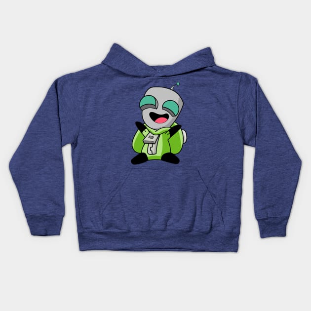 Invader Zim: Gir Kids Hoodie by V.A. Fox Designs